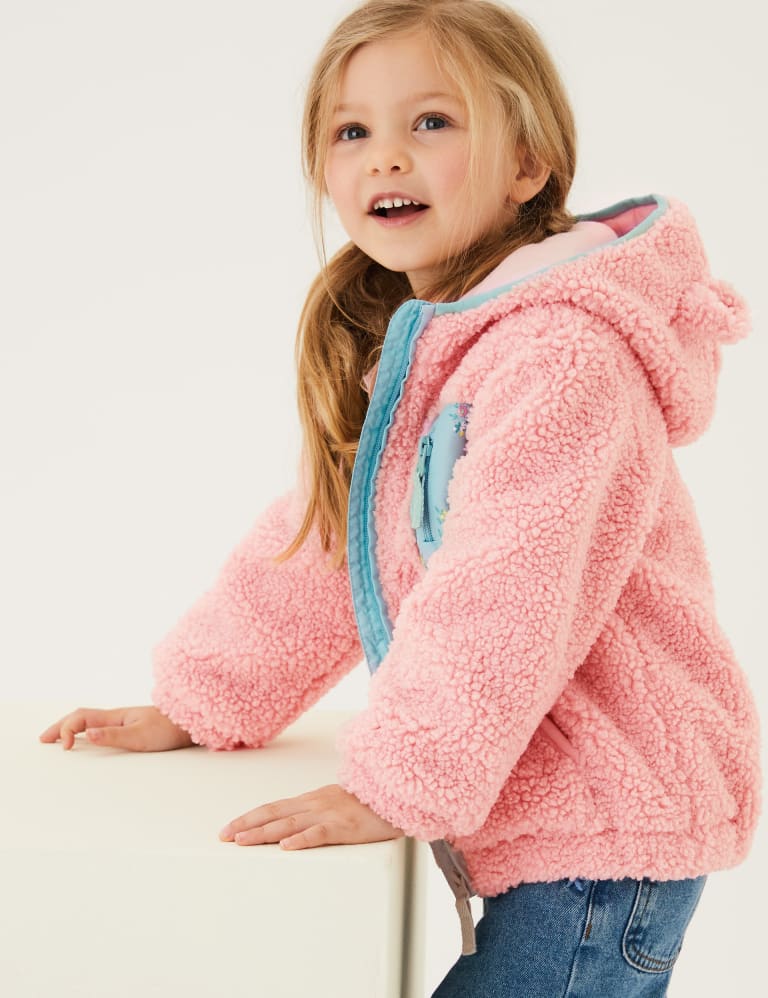 Girls hot sale borg coat