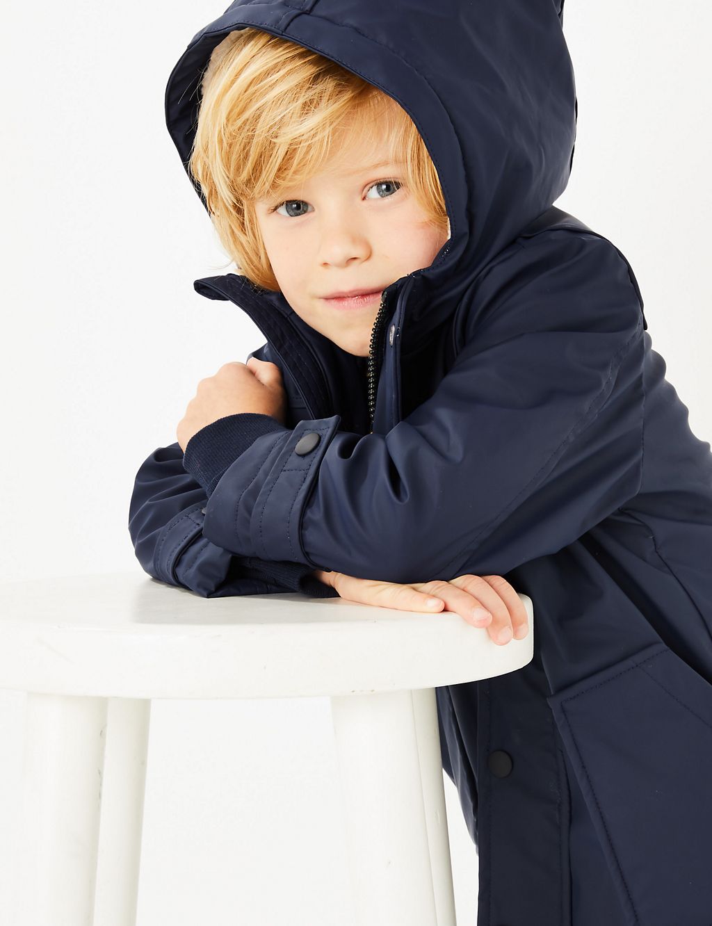 Borg Lined Fisherman Coat (3 Months - 7 Years) 2 of 5