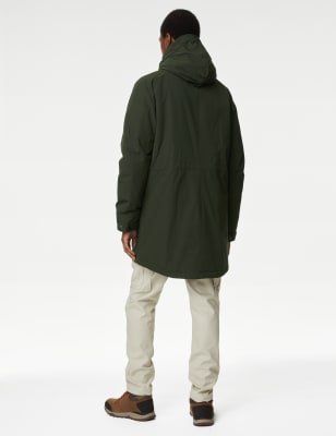 Borg Lined Parka Jacket with Stormwear™, M&S Collection