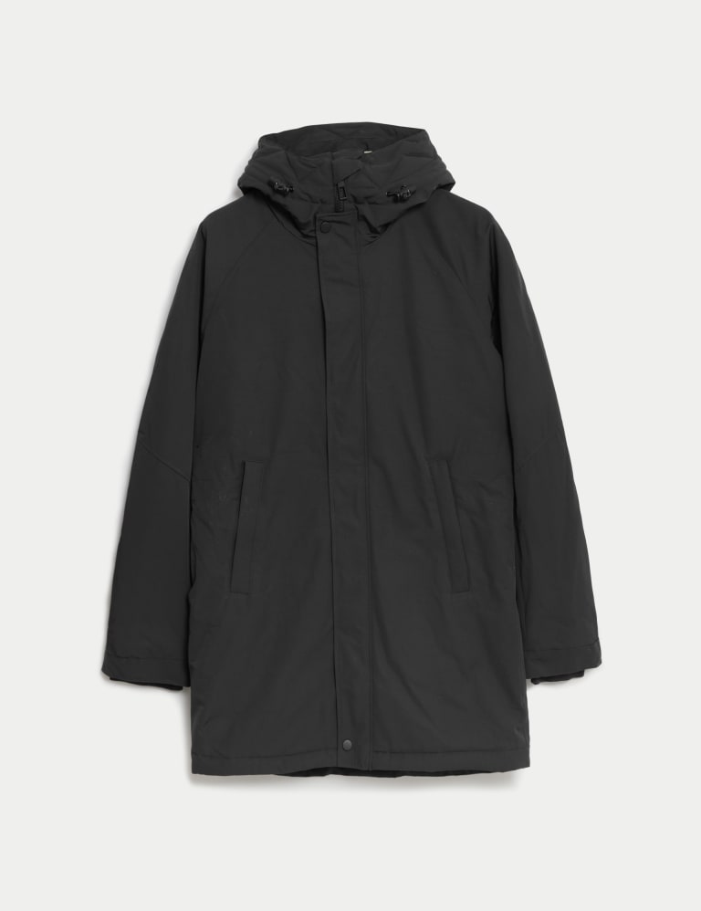 French connection coated hooded borg lined parka deals