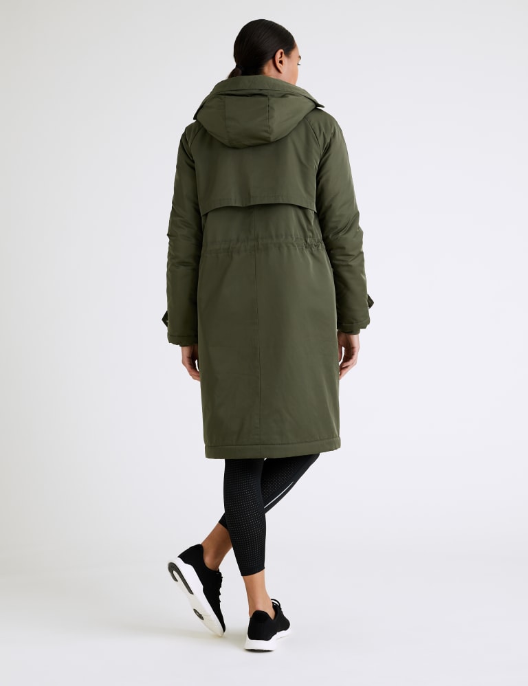 French connection coated hooded borg lined parka hot sale