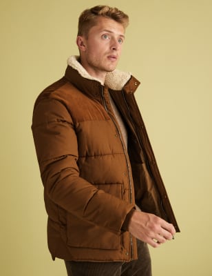 padded jacket with stormwear