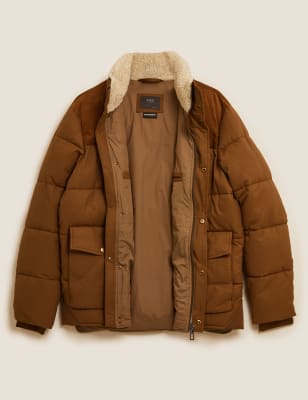 padded jacket with stormwear