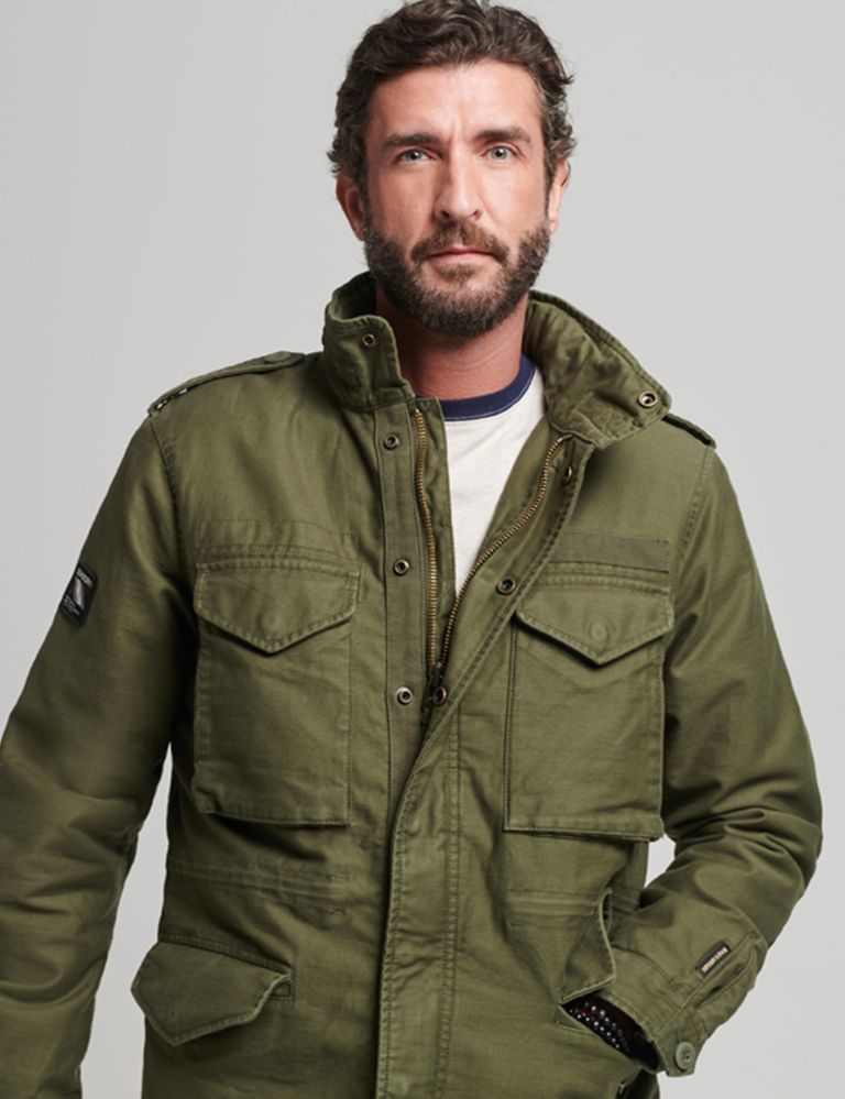 Borg Lined Utility Jacket | Superdry | M&S