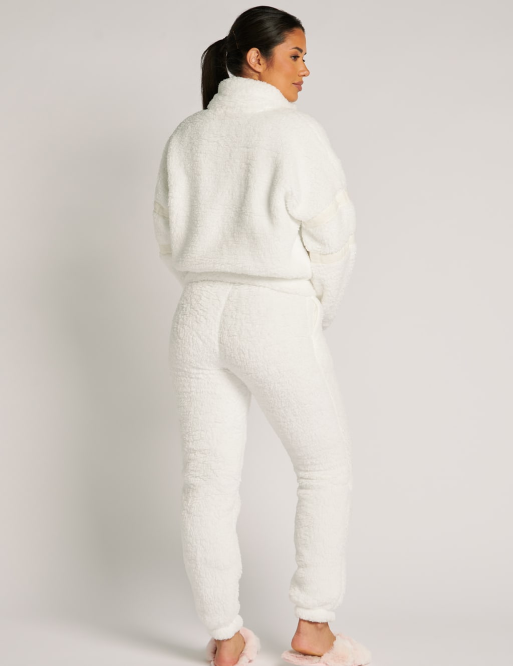 Borg teddy lounge best sale set