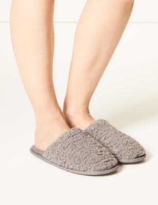 m&s memory foam slippers