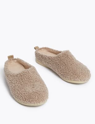 m&s grey slippers