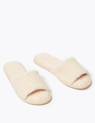 m&s ladies slippers wide fit