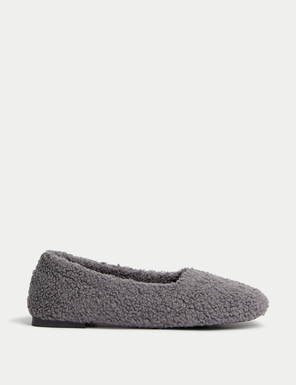 Borg Square Toe Ballerina Slippers | M&S Collection | M&S