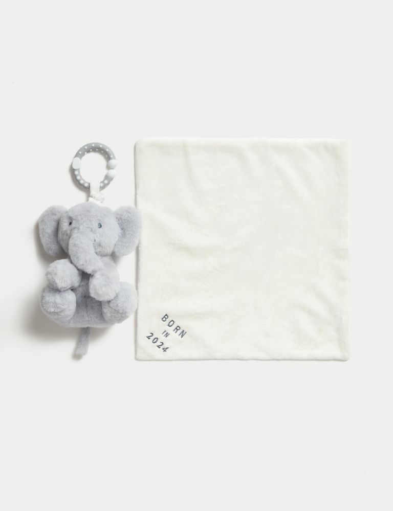 Born In 2024 Elephant Soft Toy 2 of 3