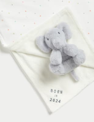 Born In 2024 Soft Toy Blanket Gift Set M S Collection M S   SD 04 T92 8021Z T4 X EC 1