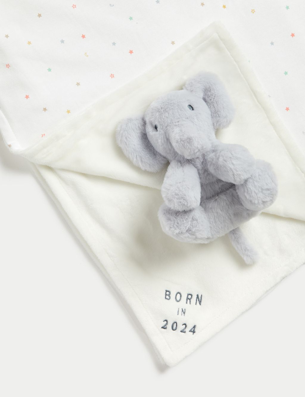 Born In 2024 Soft Toy & Blanket Gift Set 2 of 3