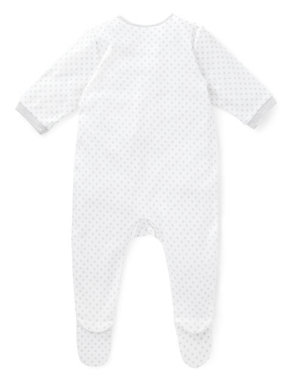 Born in 2014 Star Sleepsuit Image 2 of 3