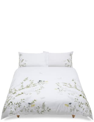 Botanical Embroidered Bedding Set M S