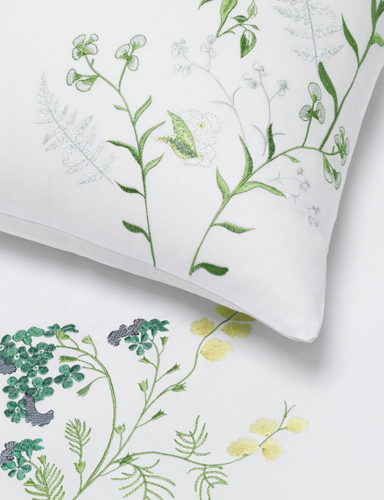 Botanical Embroidered Bedding Set 4 of 4