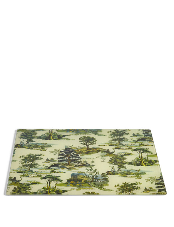 Glass Chopping board Camouflage design Work top saver