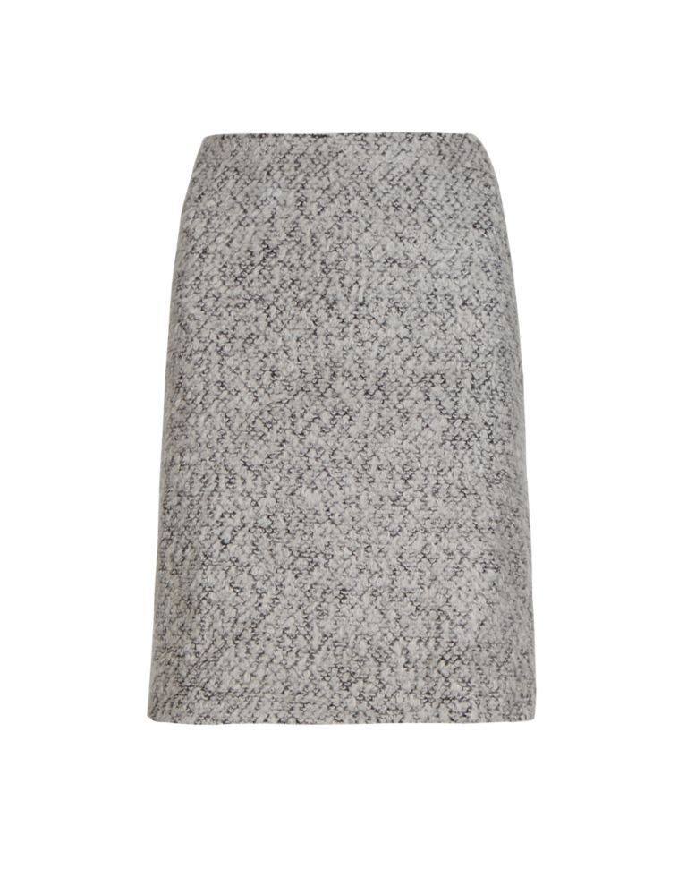 Bouclé A-Line Mini Skirt with New Wool 3 of 4