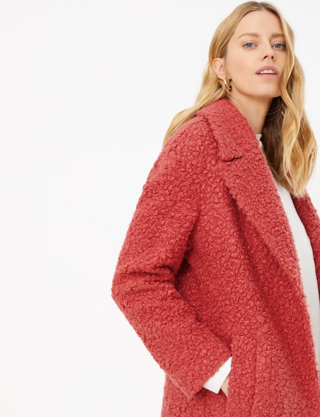 Women's Boucle Chunky Wrap Jacket