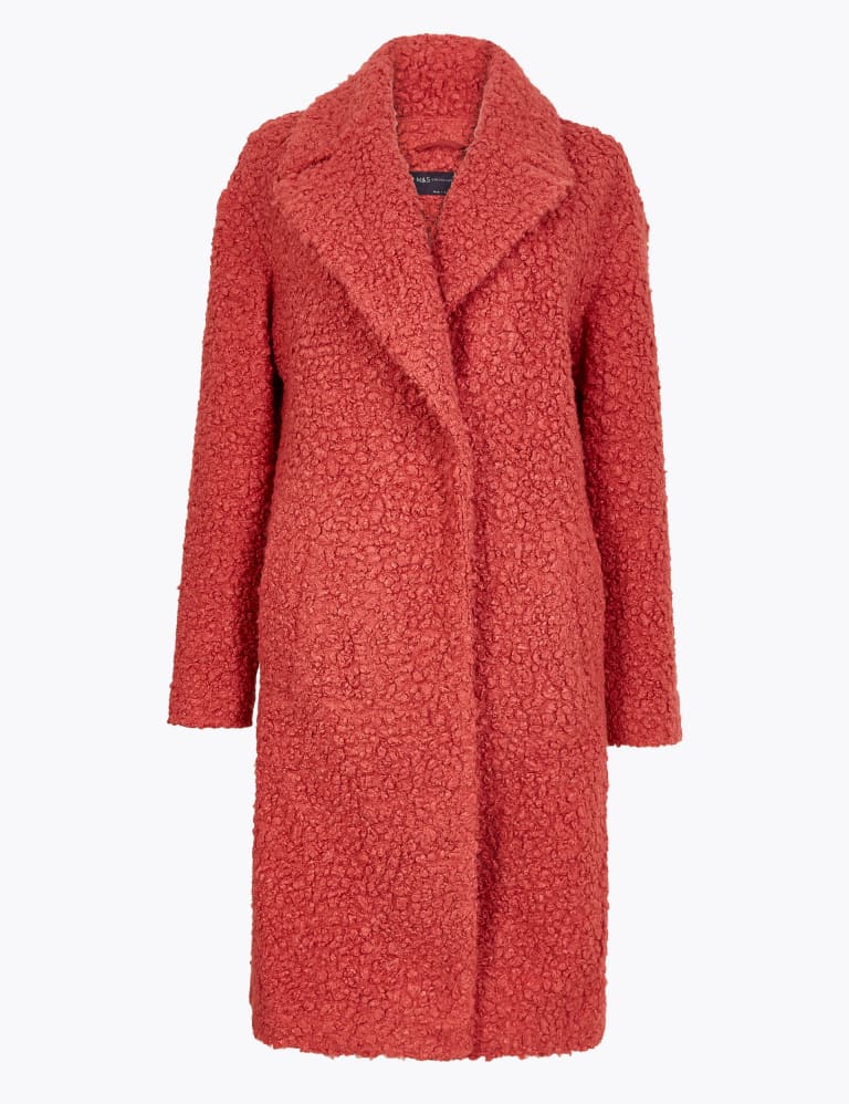 Bouclé Chuck on Coat | M&S Collection | M&S