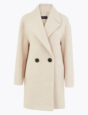 Marks and spencer on sale double breasted coat