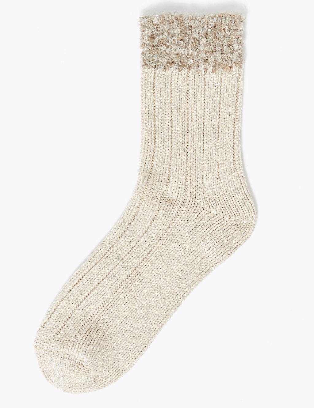 Boucle Lounge Ankle High Socks 2 of 2