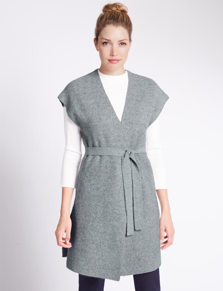 M&s sleeveless hotsell cardigan