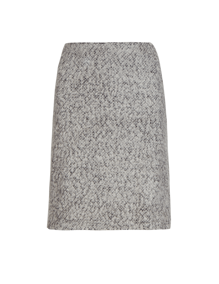 Boucl A Line Mini Skirt with New Wool M S Collection M S