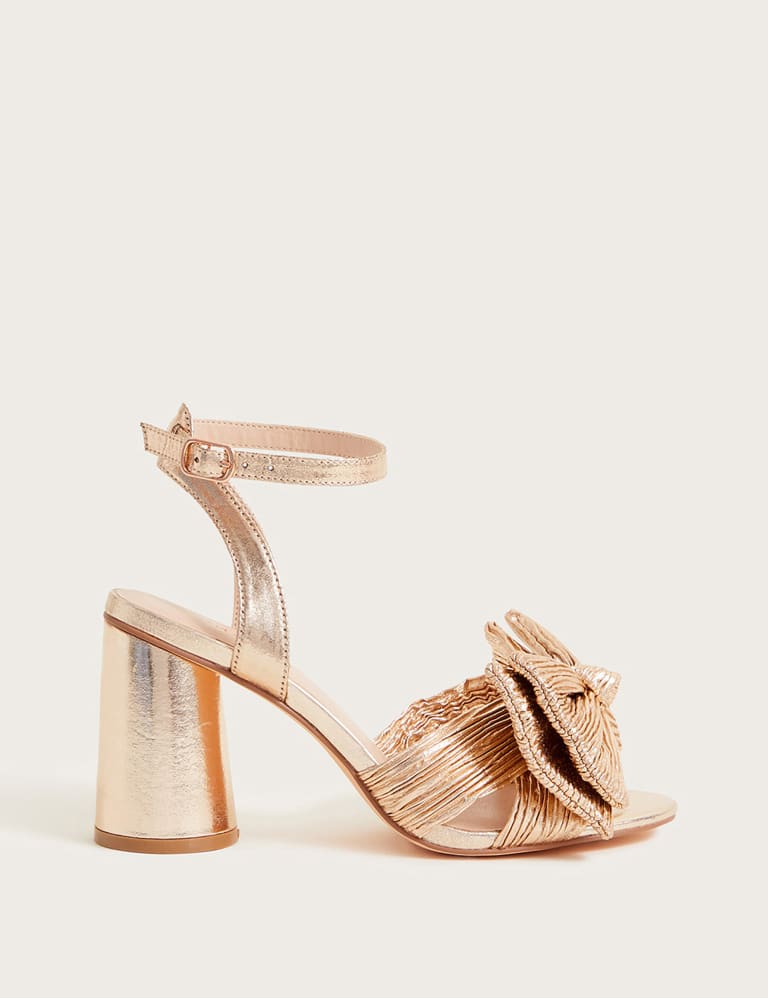 Bow Block Heel Sandals Monsoon M S