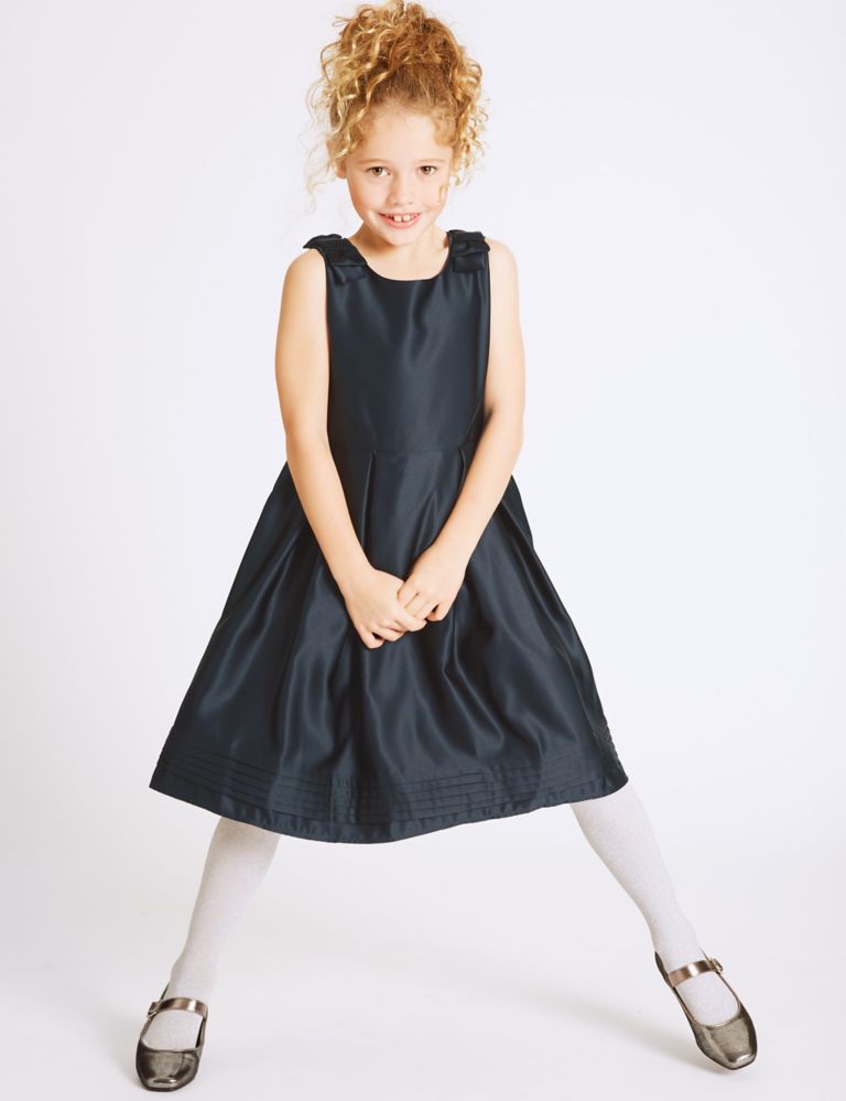 Bow Detailed Dress (1-14 Years) 1 of 5