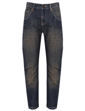 Bow Fit Adjustable Waist Washed Look Jeans Image 2 of 6
