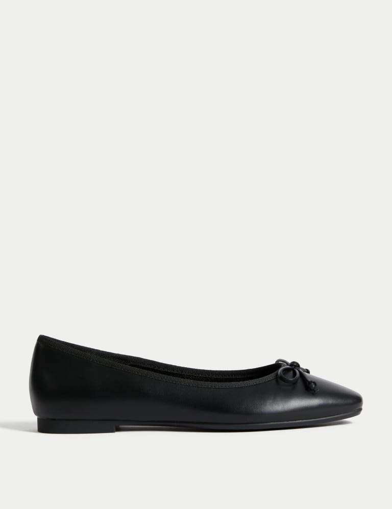 Bow Flat Ballet Pumps M S Collection M S