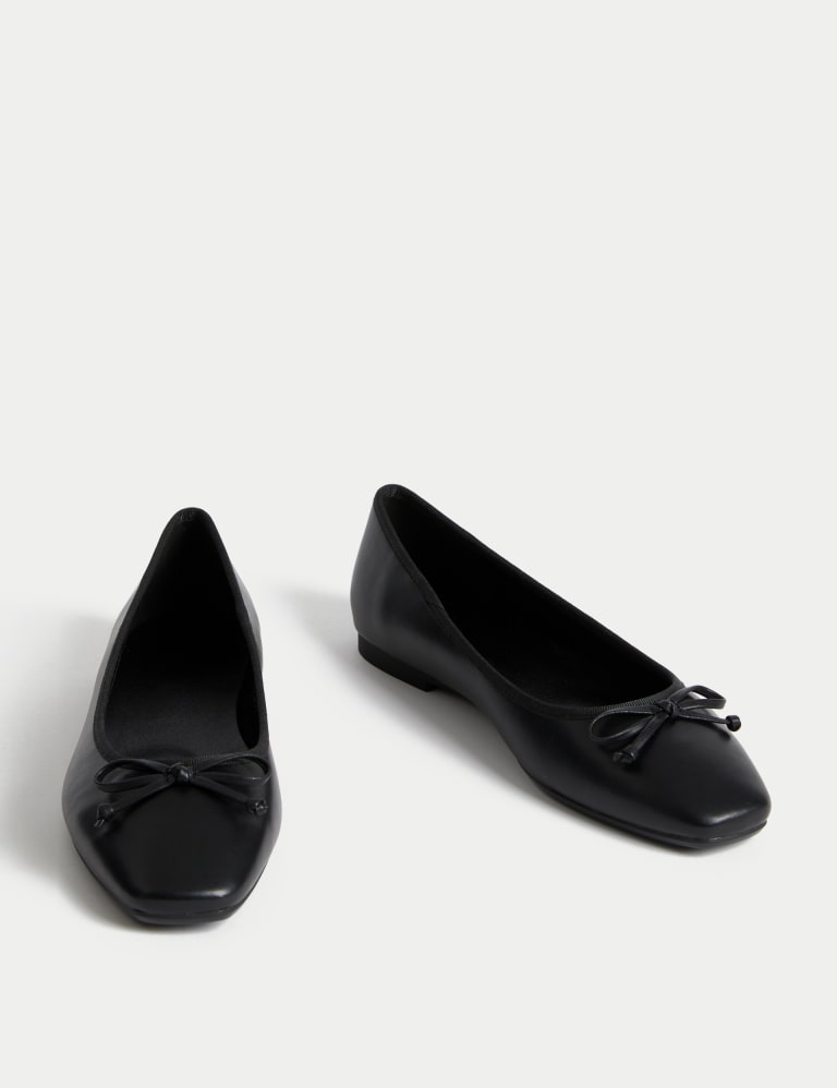 M&s bow ballerina pumps clearance