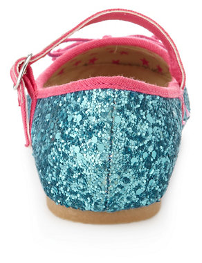 Bow Glitter Shoes (Younger Girls) Image 2 of 5
