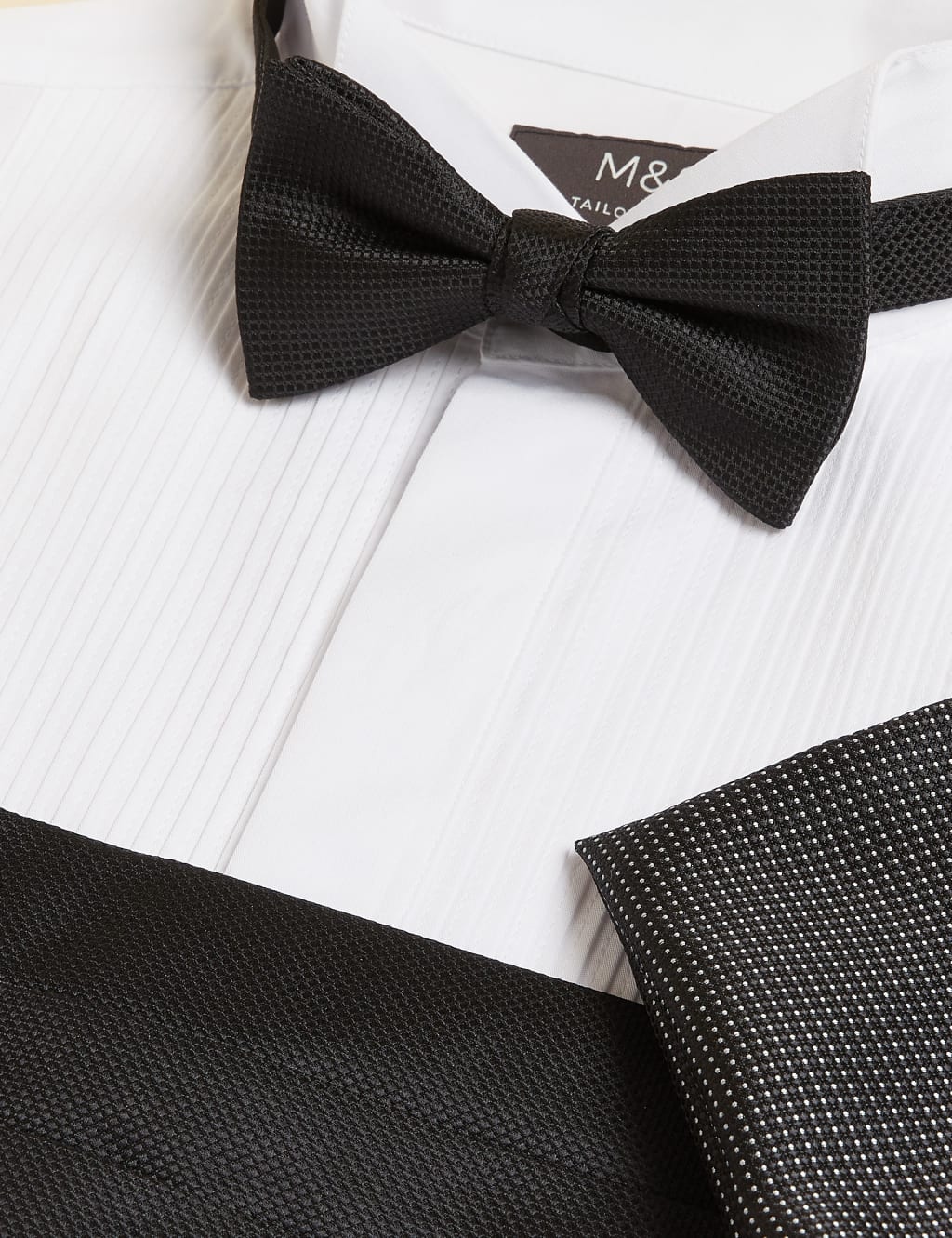 Bow Tie, Pocket Square & Cummerbund Set 3 of 4