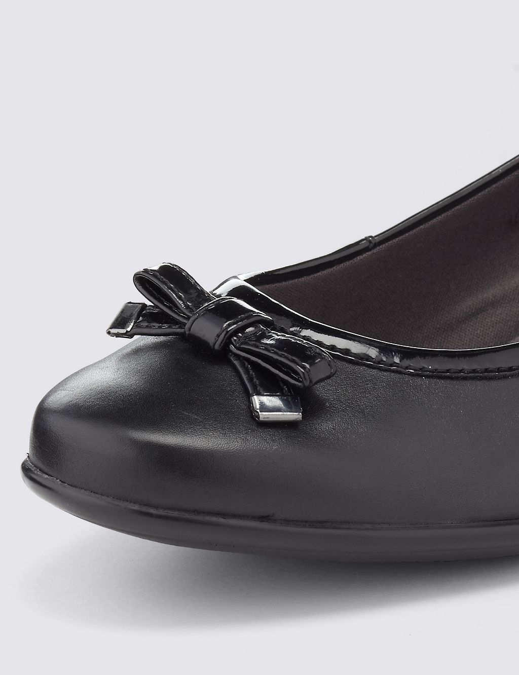 Bow Wedge Ballerina Shoes 4 of 5