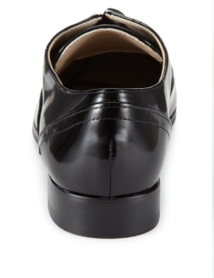 Box Leather Flat Lace Up Brogue Shoes with Insolia Flex® Image 2 of 4