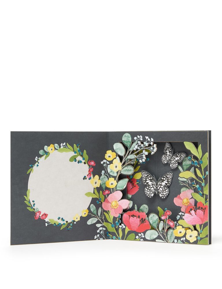 Boxed 3D Floral Design Birthday Card 2 of 5
