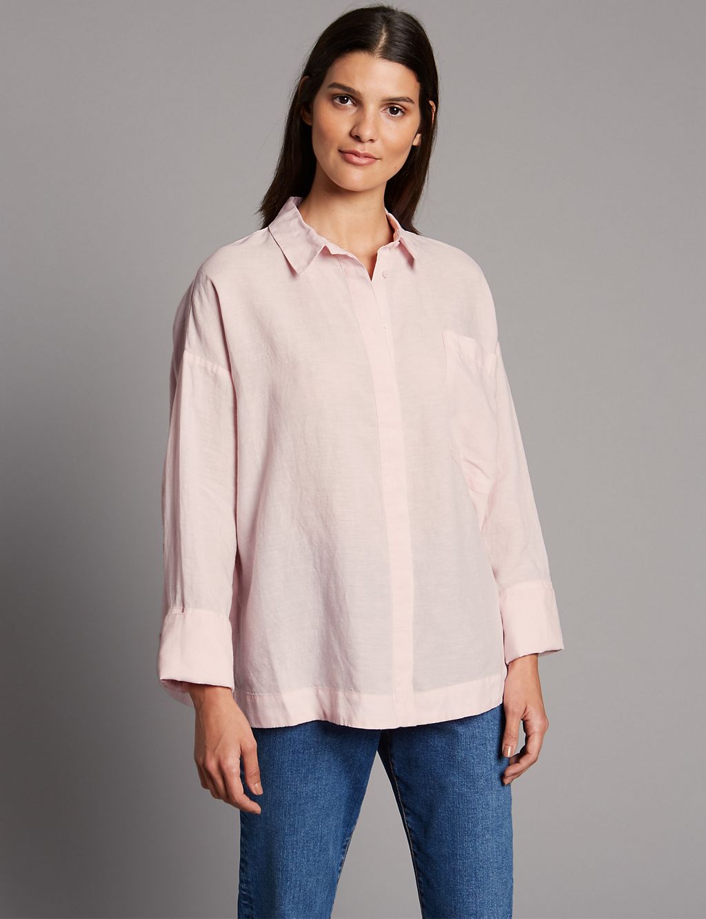 Boxy Linen Rich Shirt 2 of 6