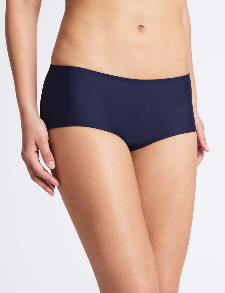 Buy Athleta Black Boyshort Bikini Bottoms from the Next UK online shop