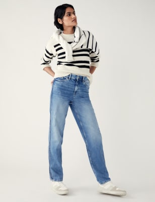 Boyfriend Ankle Grazer Jeans M&S