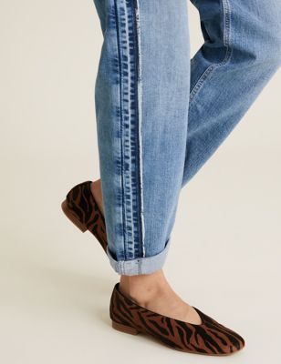 Boyfriend Side Detail Jeans Image 6 of 7