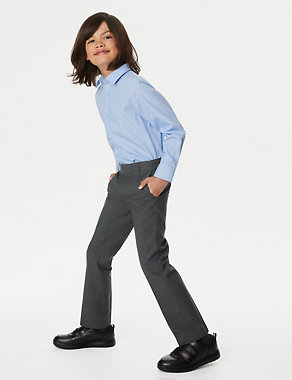 marksandspencer.com | Boys' 2pk Slim Leg School Trousers