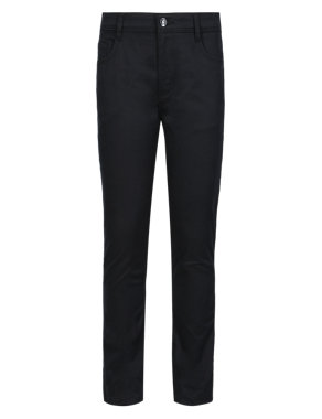 Boys' 5 Pocket Jean Style Skinny Leg Trousers with Stormwear™ Image 2 of 4