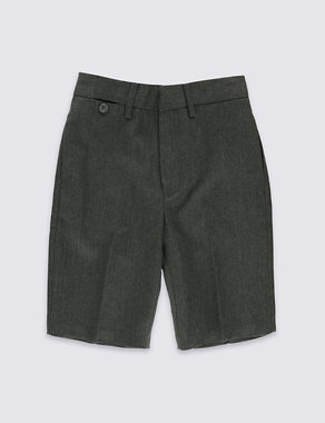 Boys' Crease Resistant Skinny Shorts with Triple Action Stormwear™ Image 2 of 3