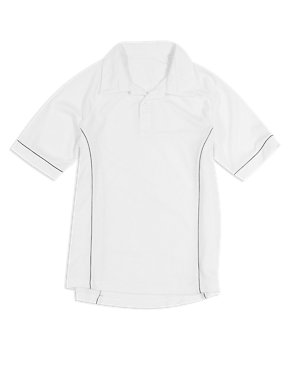 Boys' Cricket Polo Shirt with Active Sport™ (Older Boys) Image 2 of 6