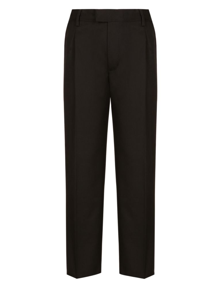 Boys' Pleat Front Supercrease™ Trousers with Stormwear+™ 2 of 5