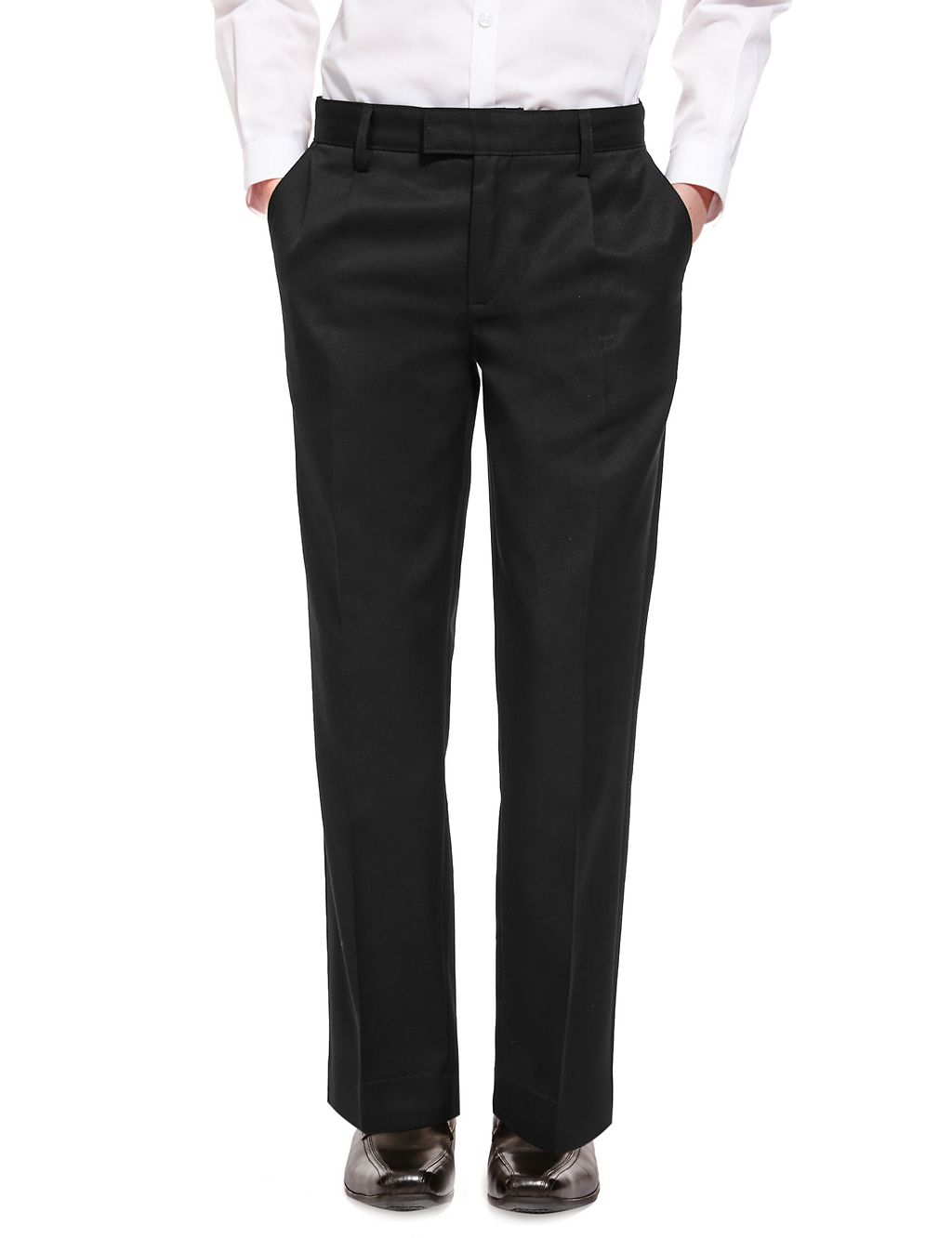 Boys' Pleat Front Trousers with Supercrease™ in Shorter & Longer Lengths with Stormwear+™ 3 of 9