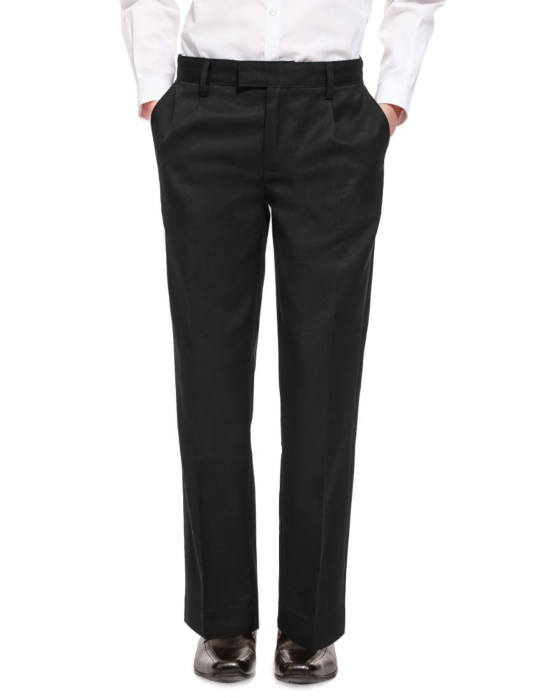 Boys' Pleat Front Trousers with Supercrease™ in Shorter & Longer Lengths with Stormwear+™ 1 of 9