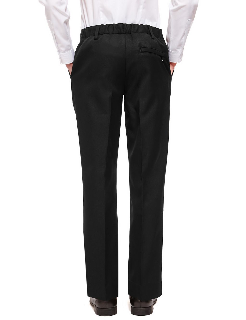 Boys' Pleat Front Trousers with Supercrease™ in Shorter & Longer Lengths with Stormwear+™ 2 of 9