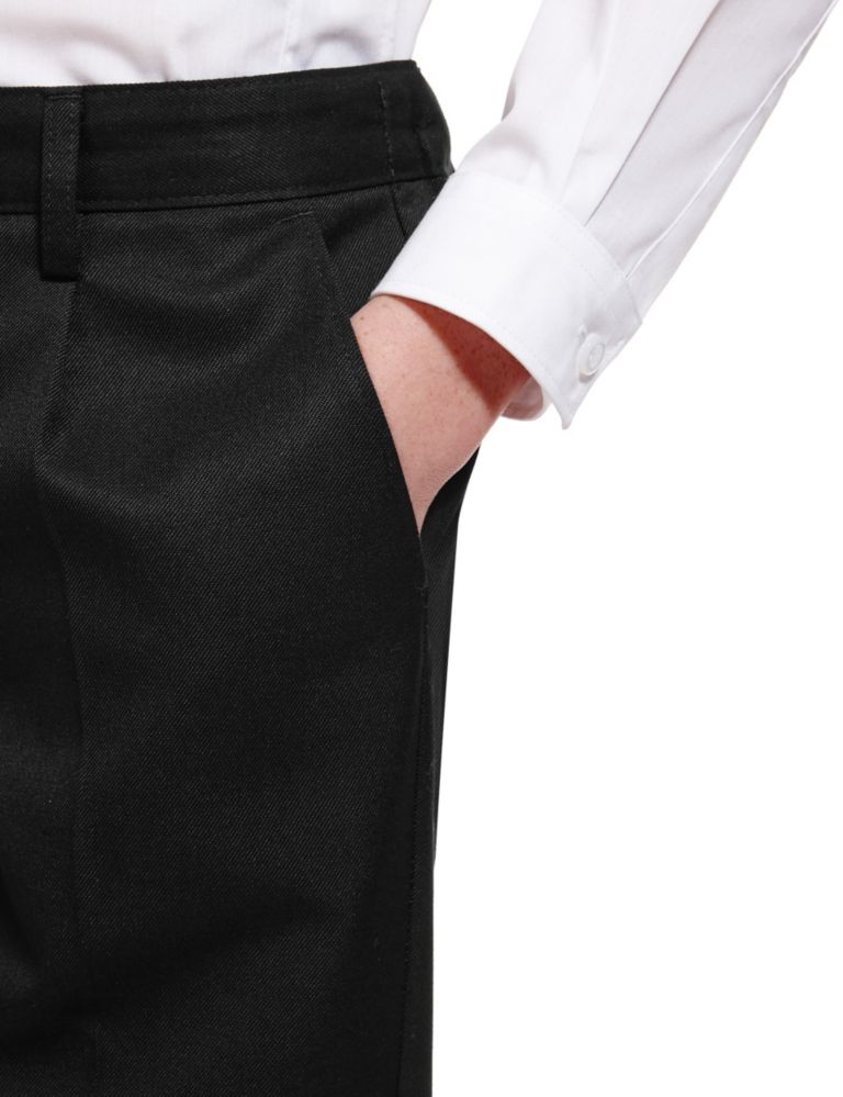 Boys' Pleat Front Trousers with Supercrease™ in Shorter & Longer Lengths with Stormwear+™ 4 of 9
